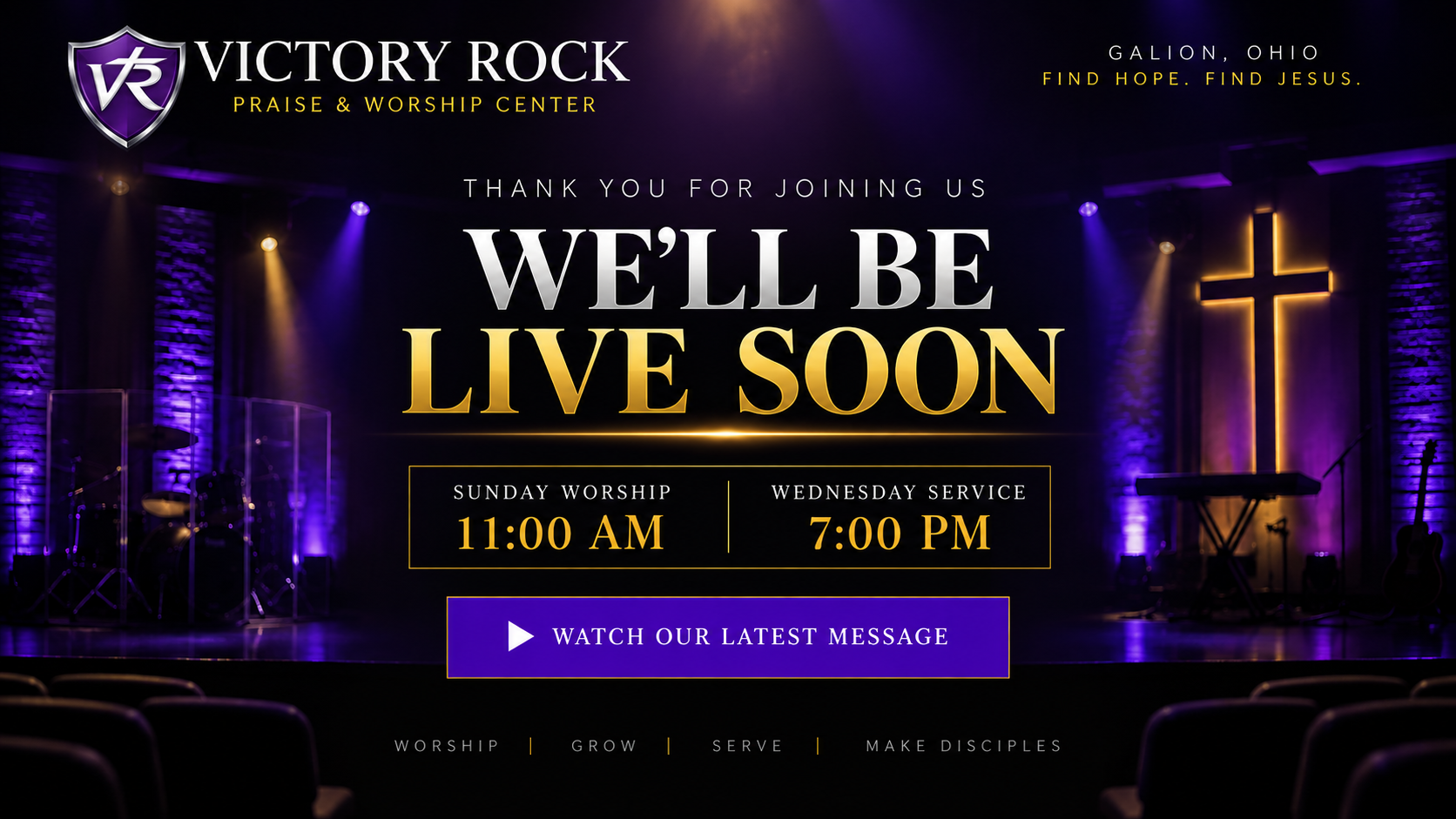 Victory Rock - We'll Be Live Soon